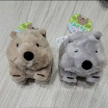 땅딸이 원피 웜뱃 봉제 인형