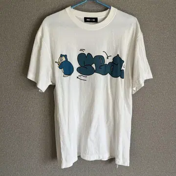 WIND AND SEA 포켓몬 카비곤 콜라보 티셔츠 화이트 M