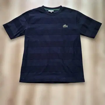 LACOSTE 네이비 T셔츠 US M 루즈핏