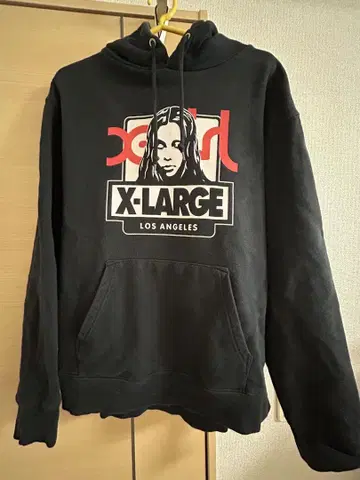 X-LARGE Xgirl 후드 맨투맨 블랙 S 사이즈
