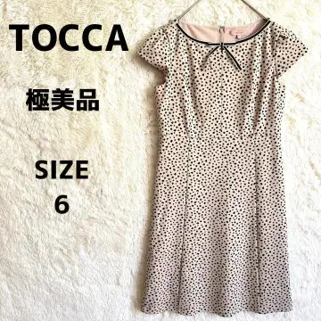 새상품급 TOCCA 토카 원피스 워셔블 FLOWER PETALS L 상당