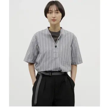 MHL. 스트라이프 셔츠 END ON END STRIPE