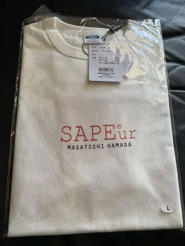 SAPEur 하마다 마사카츠 화이트 사풀 사이즈 youth L