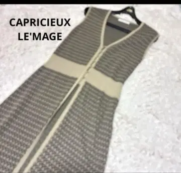 CAPRICIEUX LE'MAGE 슬리브리스 니트 원피스 베스트
