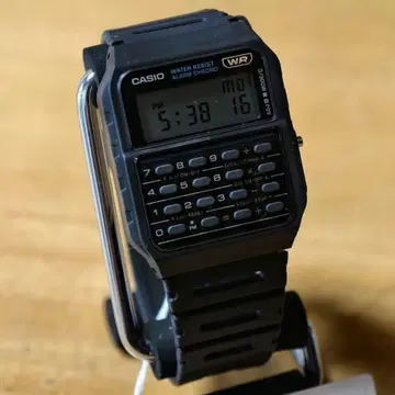 새상품 카시오 CASIO 계산기 손목시계 CA53W-1Z 블랙