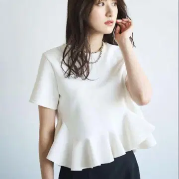 코코딜 아시메 페플럼 블라우스