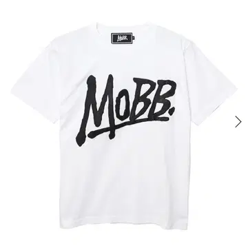 Mobb 로고 티셔츠 반팔 M 사이즈 화이트