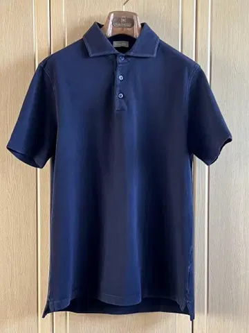 Cruciani 크루치아니 스테디셀러 피케 셔츠 네이비 50