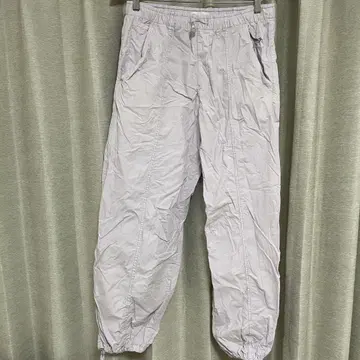 ZARA 라이트 퍼플 파라슈트 팬츠 S