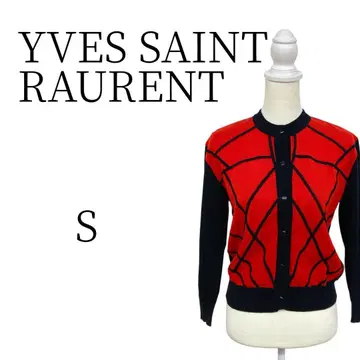 새상품급 YVES SAINT RAURENT 긴팔 가디건 S