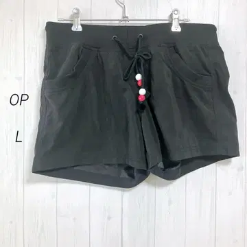 OP 숏팬츠 블랙 L 헬스장 요가 스포츠 의류