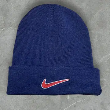 90년대 Nike 나이키 니트 모자 네이비 프리 사이즈