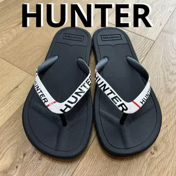 새상품 HUNTER [헌터] 비치 샌들 블랙 24cm 샌들