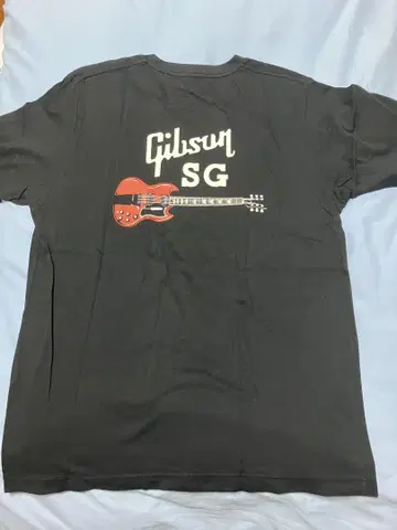 Gibson SG 블랙 티셔츠