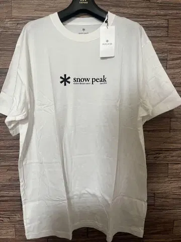 [새상품] 스노우피크 (snow peak) 로고 T셔츠 화이트