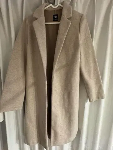ZARA 자라 카멜 베이지 체스터 코트 코트 아우터