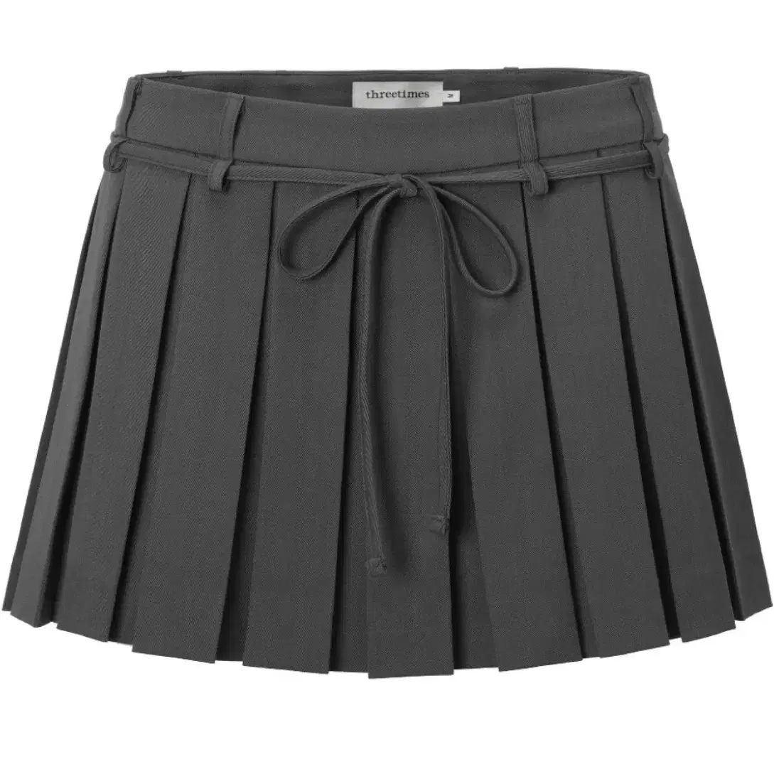 THREETIMES | 쓰리타임즈 Threetimes Cheer Skirt Gray XS on