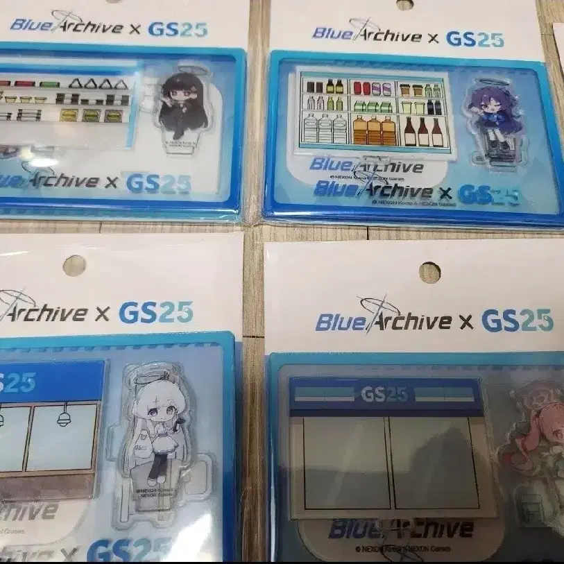 GS25 ブルーアーカイブ 3点セット リオ Blue Archive GS25 Wafer Photocard Rio, Yuuka, Yuju, Seia