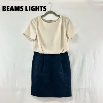 W0174S BEAMS LIGHTS 무릎 기장 원피스
