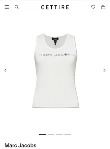 Marc Jacobs 화이트 탱크탑