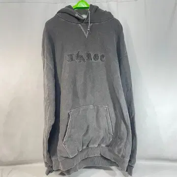 XLARGE 자수 로고 그레이 후드티