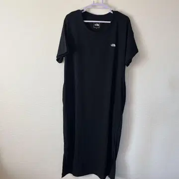 THE NORTH FACE 블랙 XL 반팔 롱 원피스 블랙