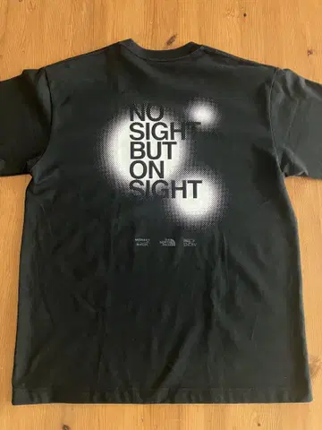 THE NORTH FACE 티셔츠 NO SIGHT BUT ON SIGHT