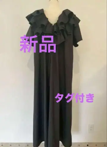 택 포함 새상품 rosymonster 세일러 원피스 블랙 S 사이즈