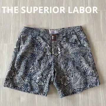 THE SUPERIOR LABOR 숏팬츠 꽃무늬 올 패턴