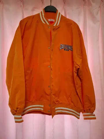 WEGO 오렌지 바시티 자켓 M