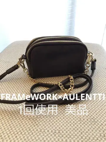 새상품급 24년 FRAMeWORK x 오렌티 액세서리 2WAY 백 브라운