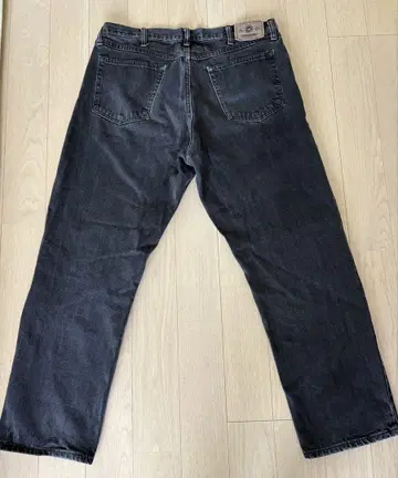 Wrangler 블랙 스트레이트 청바지 36 x 30