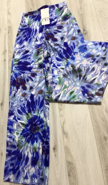 Zara 택 포함 미사용 새상품 새틴 팬츠