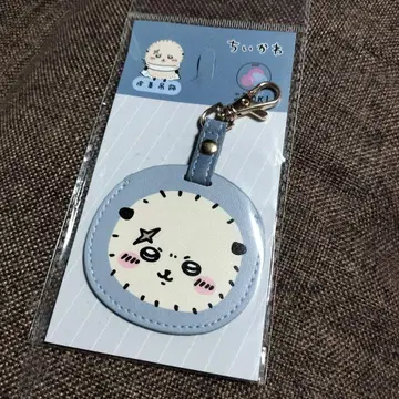 새상품 대만 한정판 치이카와 모몽가 가죽 키링 소품함