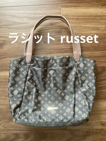 러셋 russet 그레이 핑크 토트백 숄더백