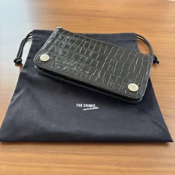 THE CRIMIE 카우 가죽 BIKER WALLET