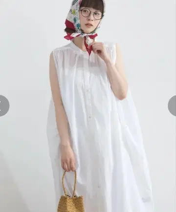lupilien 루피리앙 코튼 보일 슬리브리스 원피스 인도 면