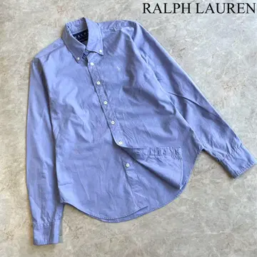RALPH LAUREN 일본제 SLIM FIT 로고 자수 BD 긴팔 셔츠