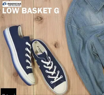 스니커즈 LOW BASKET G 네이비 22.5 moonstar