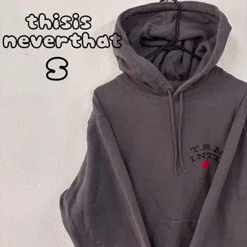 thisisneverthat 후드 맨투맨 S 그레이 계열