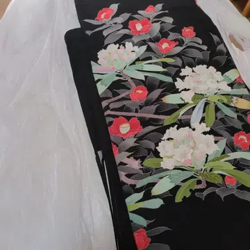 여성용 블랙 전통 예복 기모노 미사용 새상품