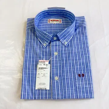 McGREGOR 스트라이프 반팔 셔츠 48 M.NAVY LL 사이즈