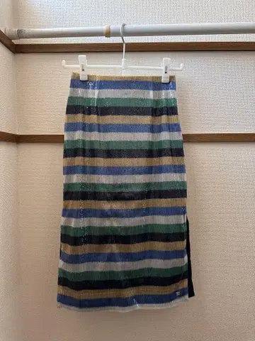 TOMMY HILFIGER 스트라이프 타이트 스커트 사이즈 2