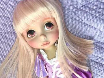 20일까지 가격 가발 포함 라푼젤 애니메이터 인형 리페인트
