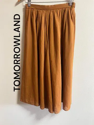 TOMORROWLAND 와이드 팬츠 오렌지색 36