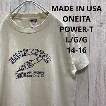 USA 제작 싱글 스티치 ONEITA 프린트 티셔츠