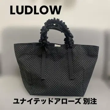 LUDLOW 도트 무늬 토트백 라드로우