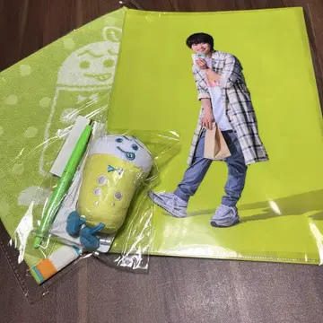 오오하시 카즈야 묶음 판매 나니와의 정원 클리어 파일 타월 마스코트 펜