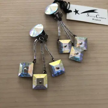 Stella Cadente 빈티지 스와로브스키 드롭 귀걸이