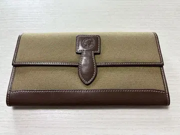 캔버스와 가죽 장지갑